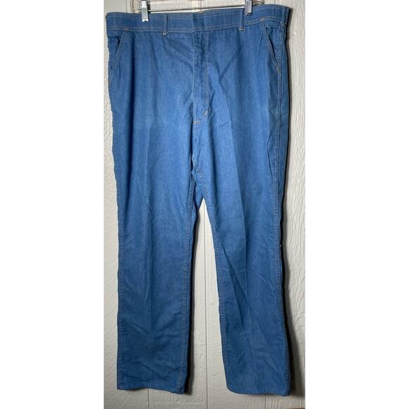 Vintage Red Snap Grandpa Western Jeans 40x31 - Picture 1 of 6